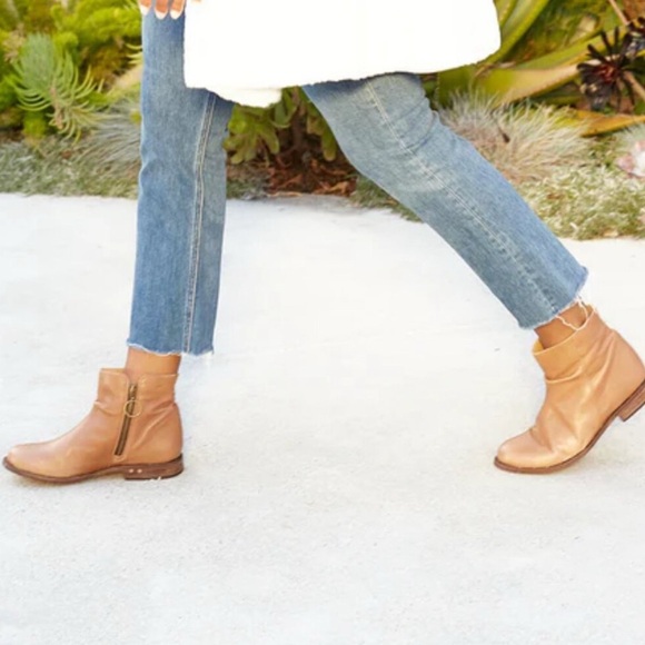 beek Shoes - Beek “Quail” Tan Ankle Boots